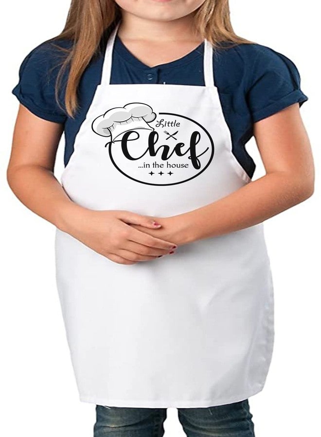 Style Secrets زيّ الطاهي الصغير من ستايل سيكرتس، مصنوع من مزيج القطن والبوليستر، يتضمن مئزراً وقبعة، مناسب للأطفال الرضع والصغار، لجلسات التصوير، والطبخ، والفنون والحرف اليدوية، والأنشطة الترفيهية، وغيرها. (من 4 إلى 7 سنوات، أبيض) - Image 5